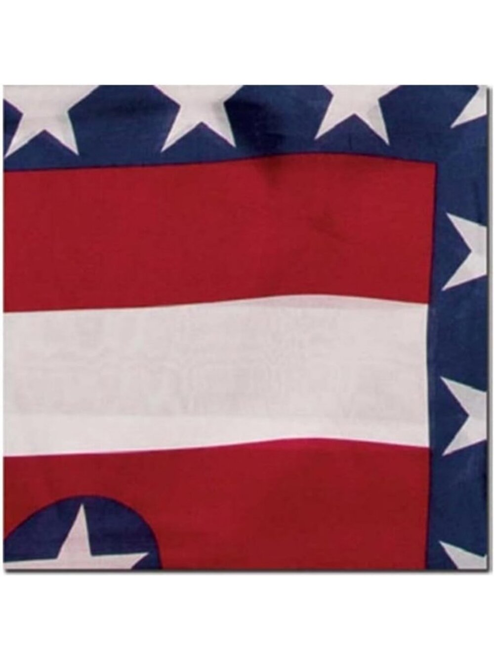Patriotic Red White Blue Silk Scarf | Wild Rag Style | USA Flag Accessory